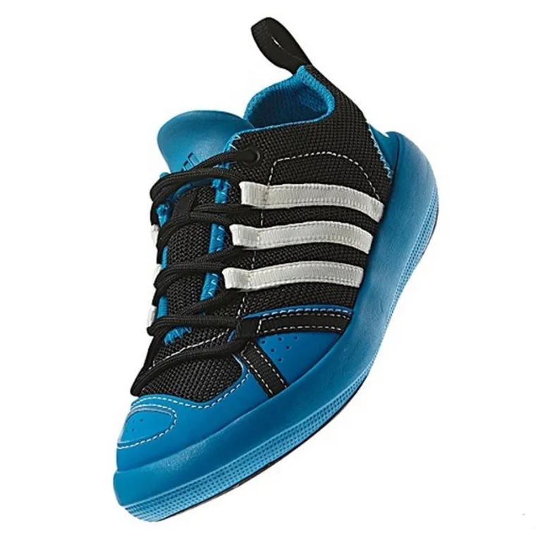 ADIDAS BOAT LACE KIDS "BLACKBLUE"