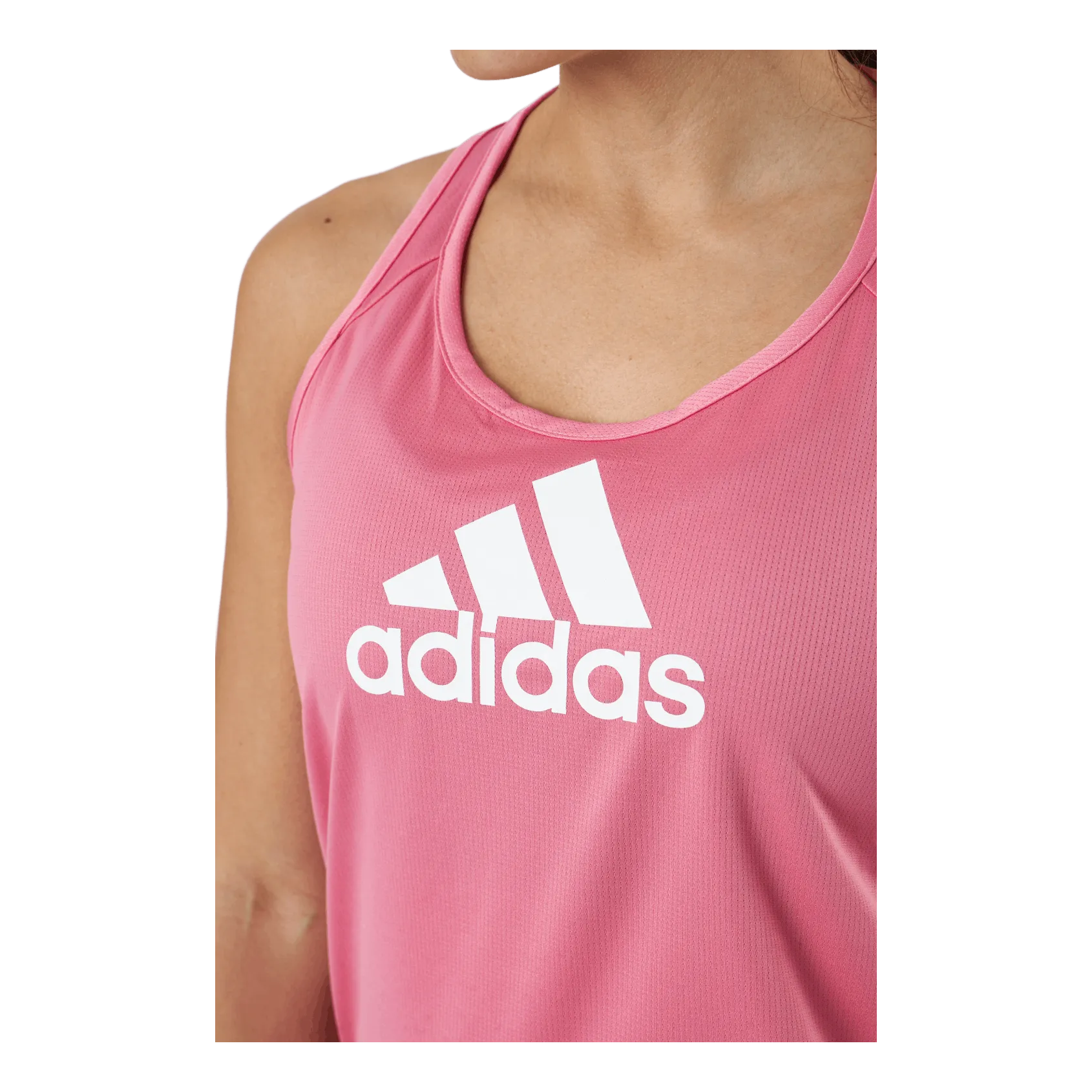 Adidas Logo Sport Tank Top Rose Tone / White