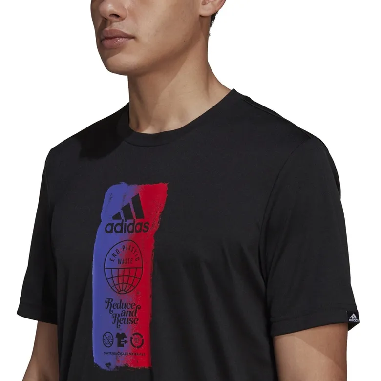 Adidas Primeblue For The Oceans Icons Graphic Tee