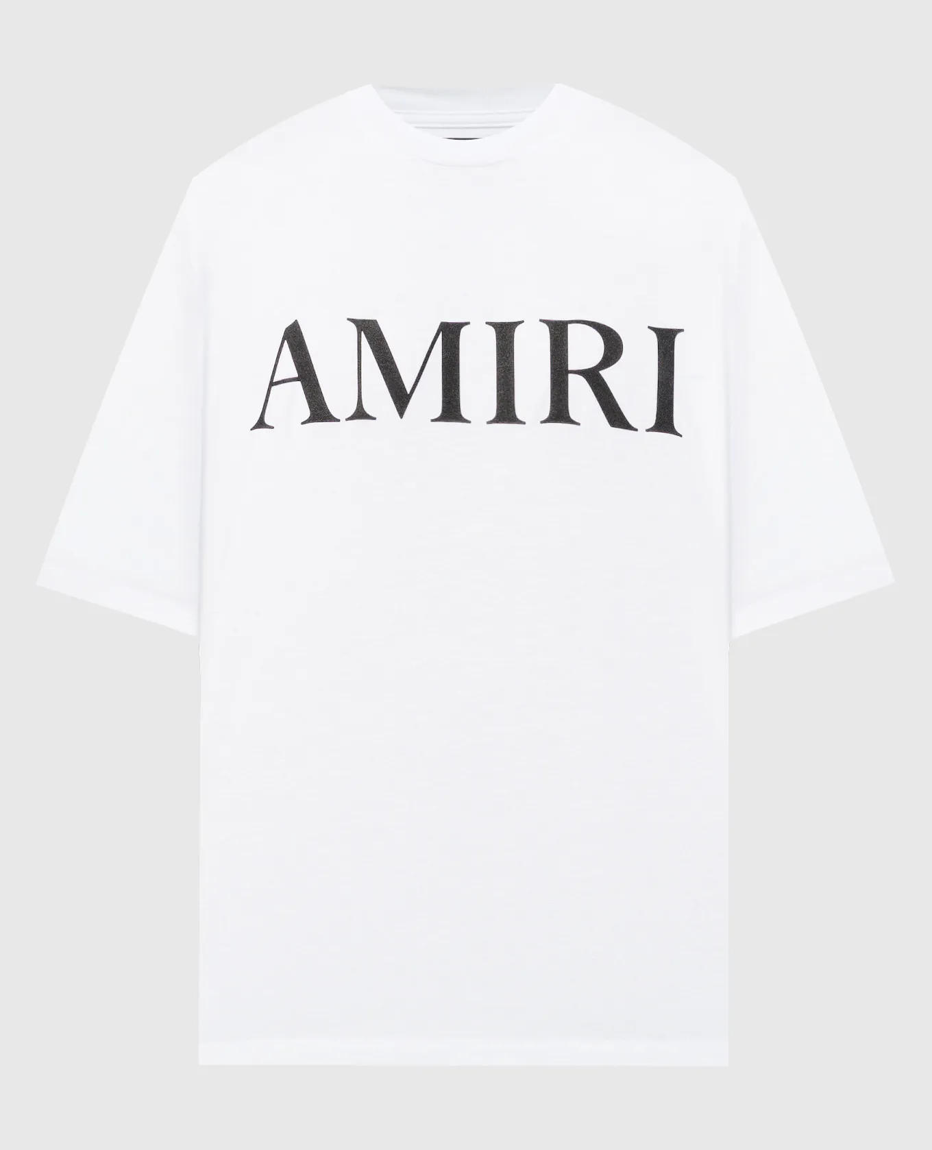 AMIRI WHITE CORE TSHIRT WITH CONTRAST LOGO PRINT