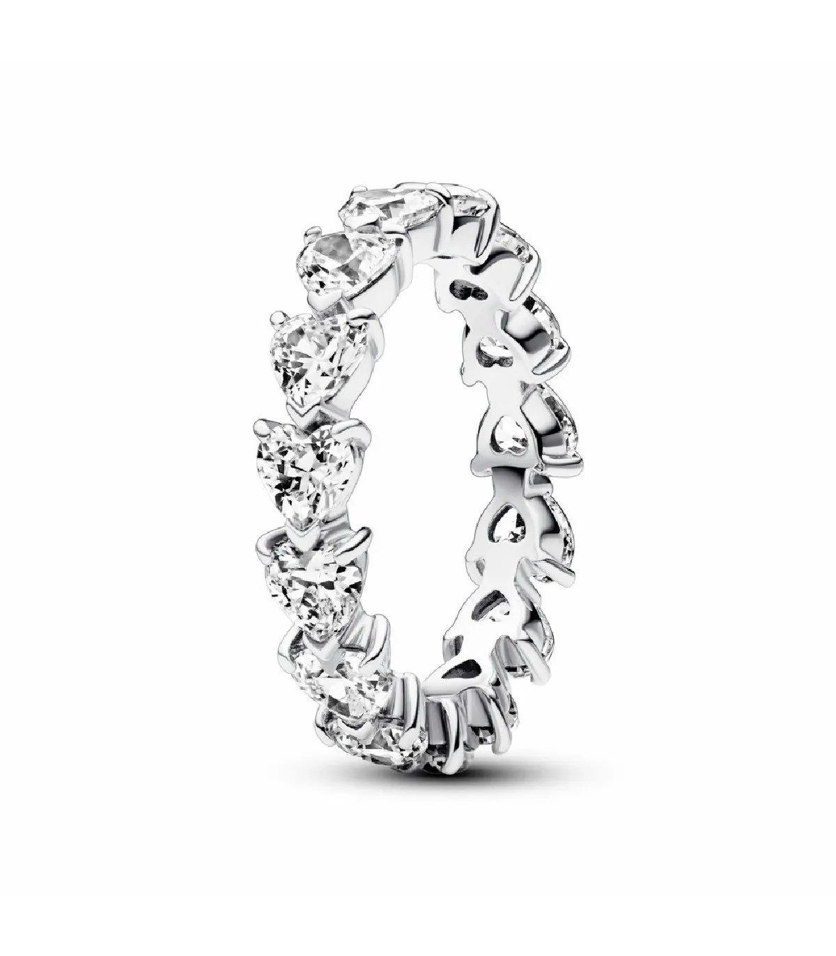 Anillo Pandora Eternidad Fila de Corazones - 193103C01