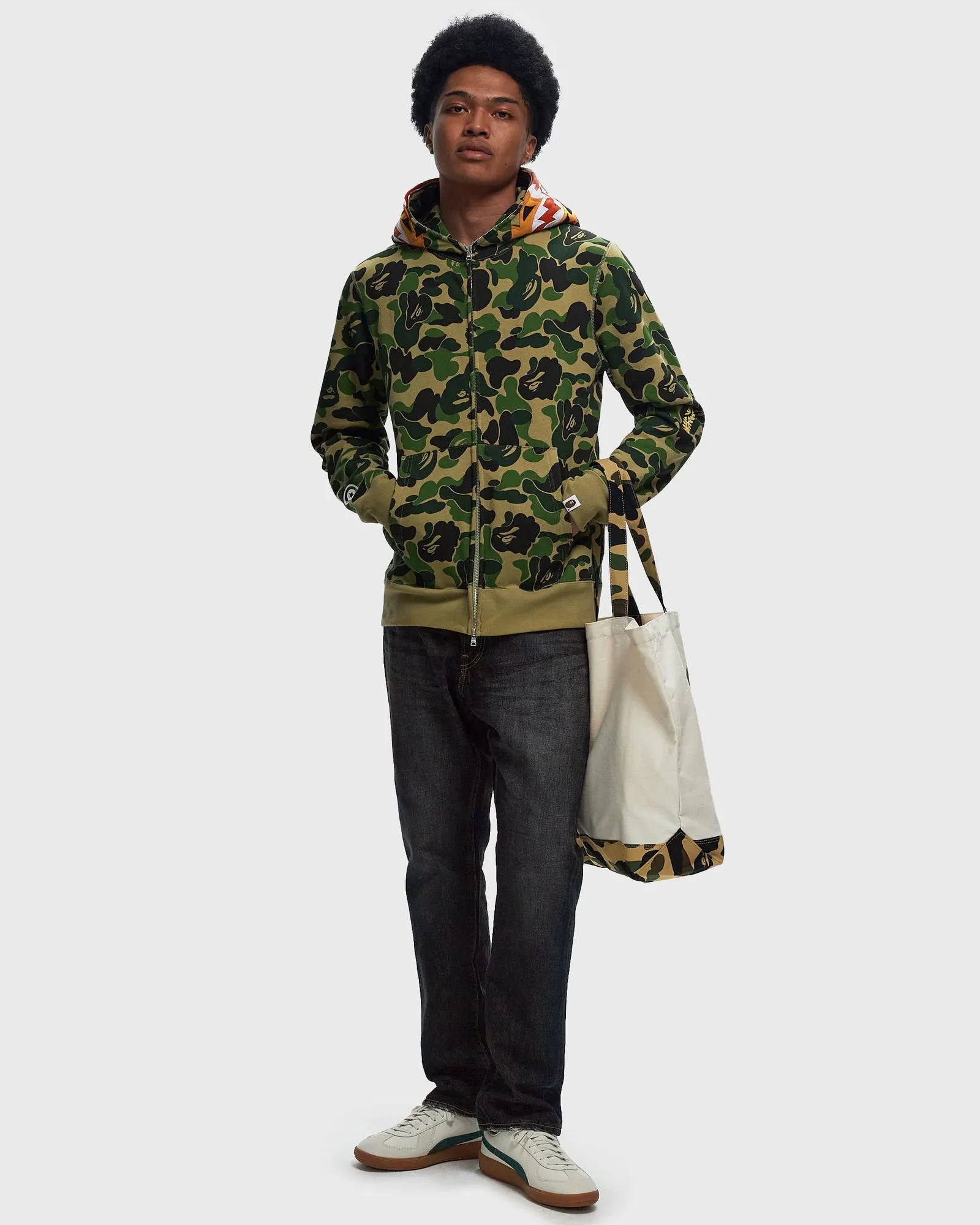 BAPE ABC CAMO TIGER Full Zip Hoodie