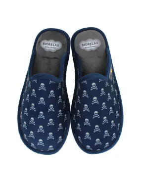 Biorelax - Zapatilla de casa Estampado Calaveras