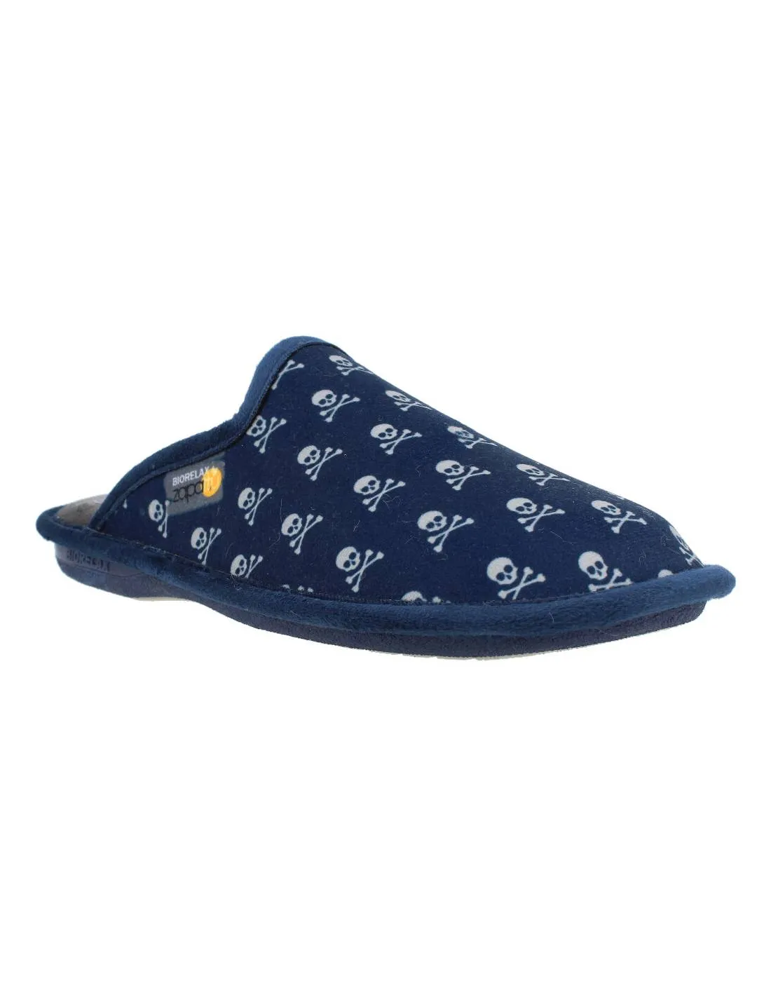 Biorelax - Zapatilla de casa Estampado Calaveras