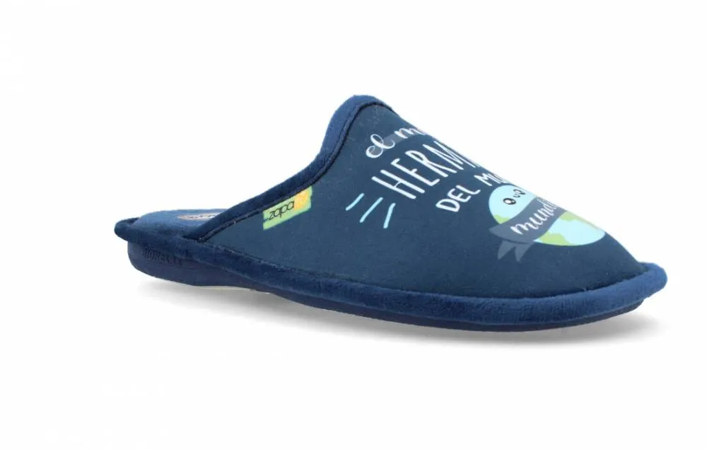 Biorelax - Zapatilla de casa Estampado Mejor Hermano