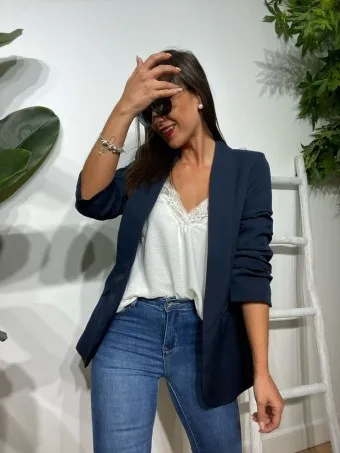 Blazer Frunces BIANCA Marino