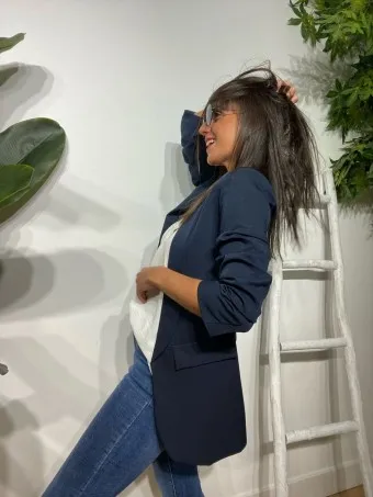 Blazer Frunces BIANCA Marino