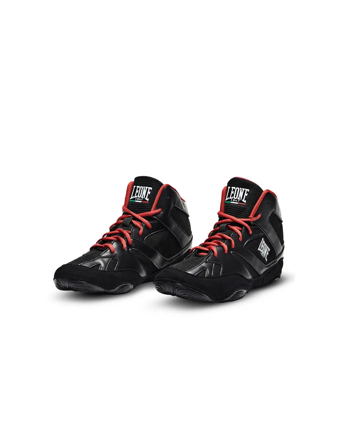 Bota de Boxeo Leone Bota Luchador Negro