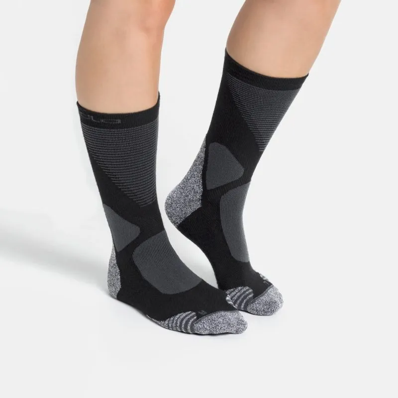 Calcetines Odlo Active Warm XC (negro - Odlo gris grafito)