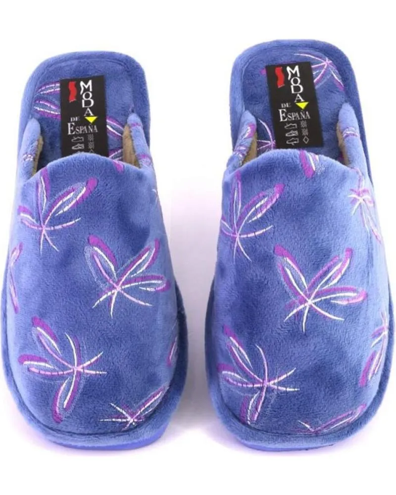 Calzado de casa OTRAS MARCAS  de Mujer VARIOS 3530 ZAPATILLAS DE CASA DE MUJER  AZUL