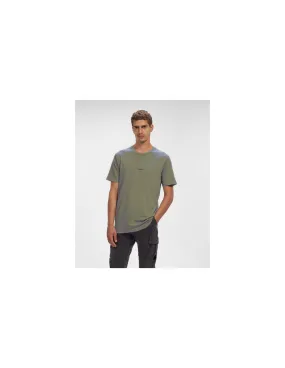 Camiseta 30/1 Compact Logo Verde