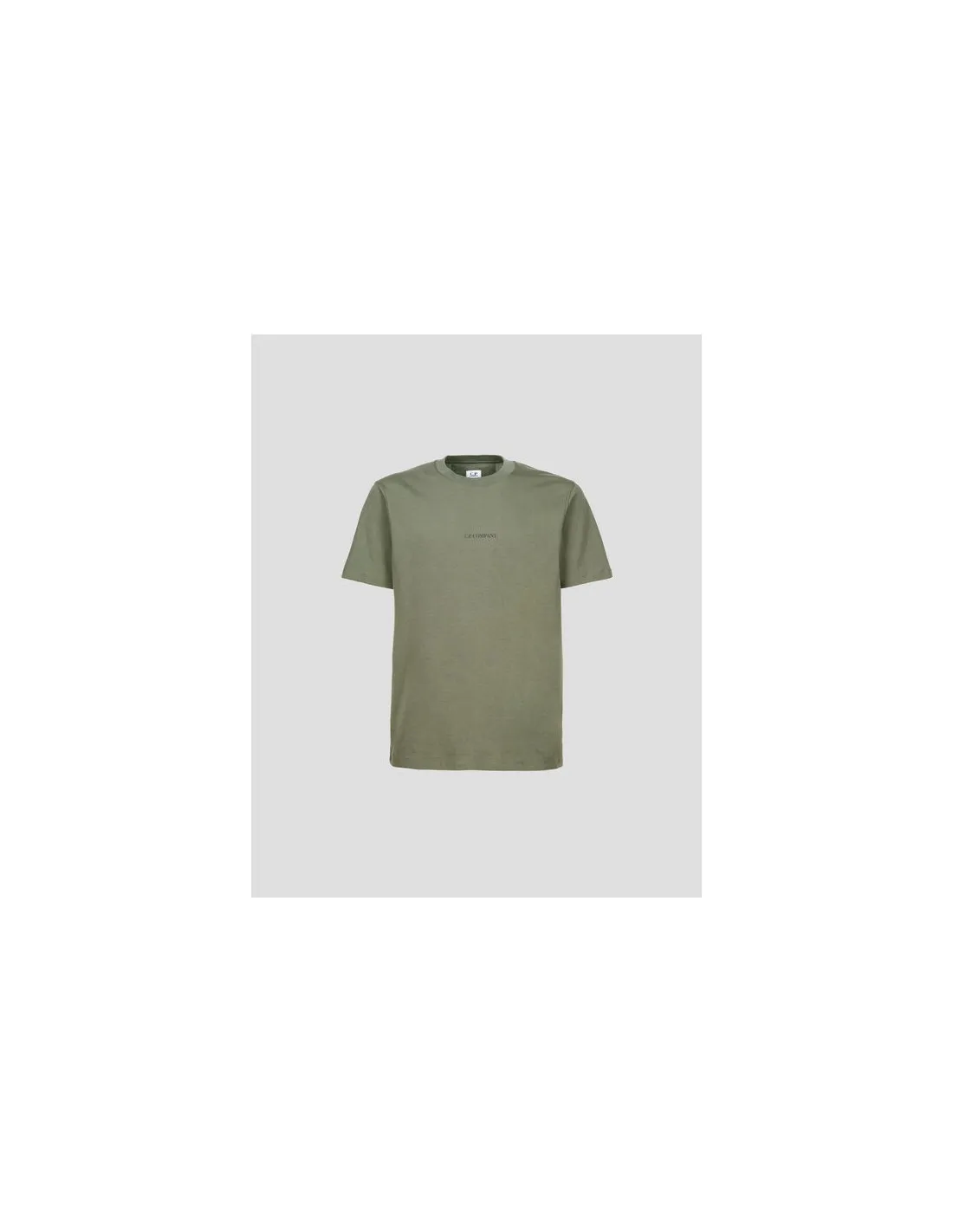 Camiseta 30/1 Compact Logo Verde