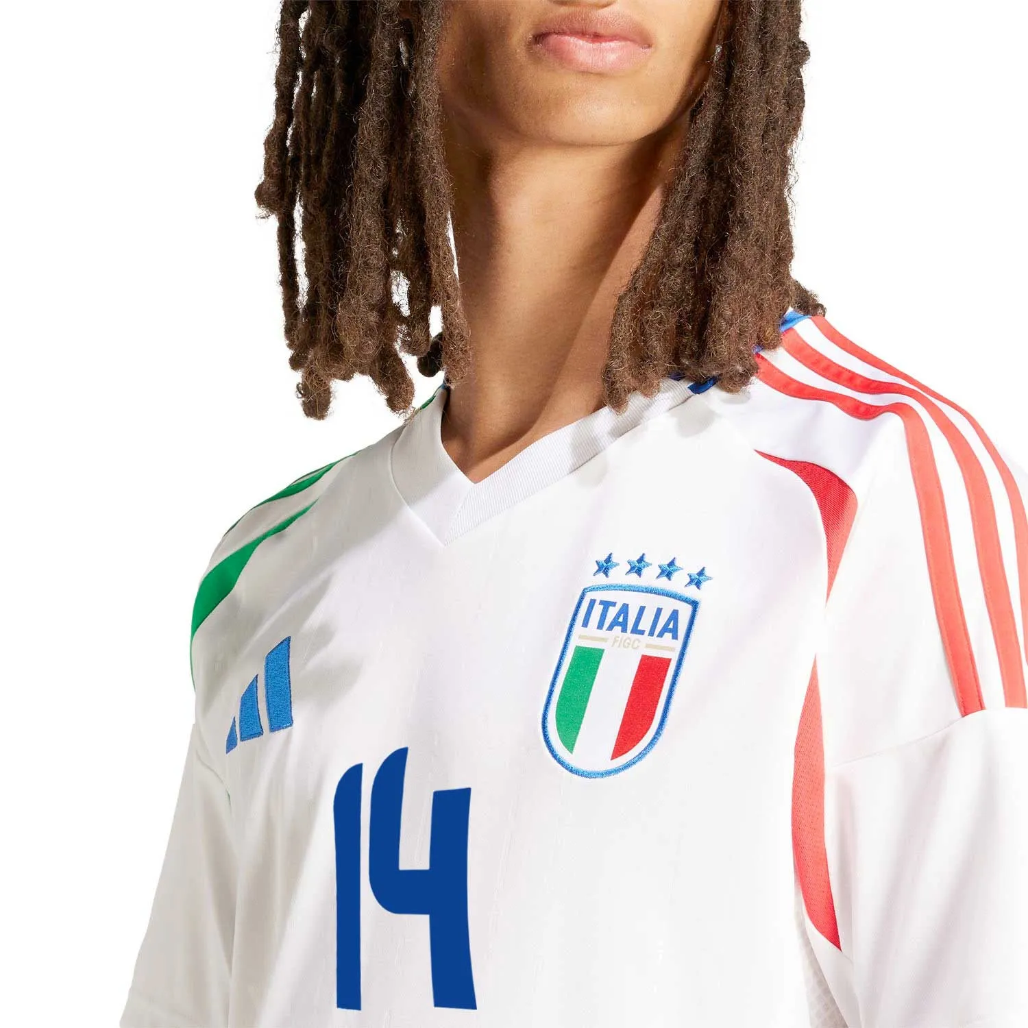 Camiseta adidas 2a Italia 2024 CHIESA-14