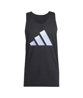 Camiseta de Running adidas Run Icons 3 Bar Logo hombre