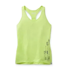 Camiseta de tirantes para mujer Smartwool Merino Sport 150 Paddle And Oars (Spring Green Heather)