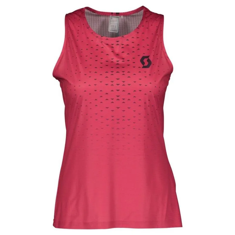 Camiseta de tirantes Scott Rc Run (rosa carmín/morado oscuro) Mujer