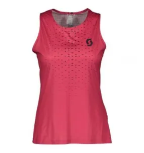 Camiseta de tirantes Scott Rc Run (rosa carmín/morado oscuro) Mujer