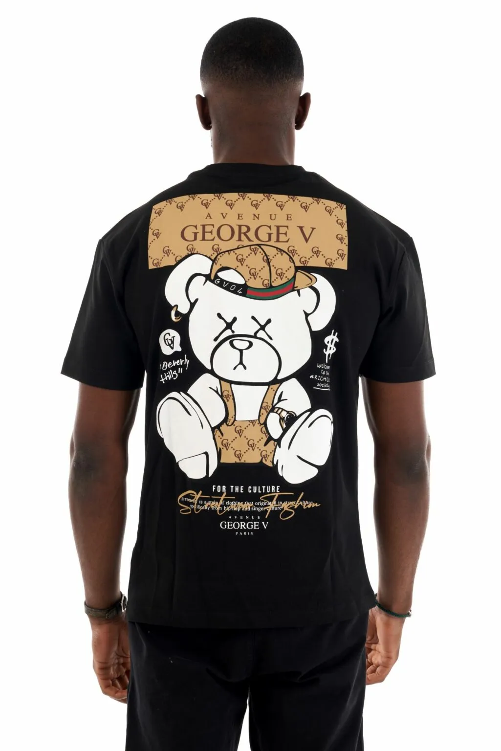 CAMISETA GEORGE V  GV10041 BLACK