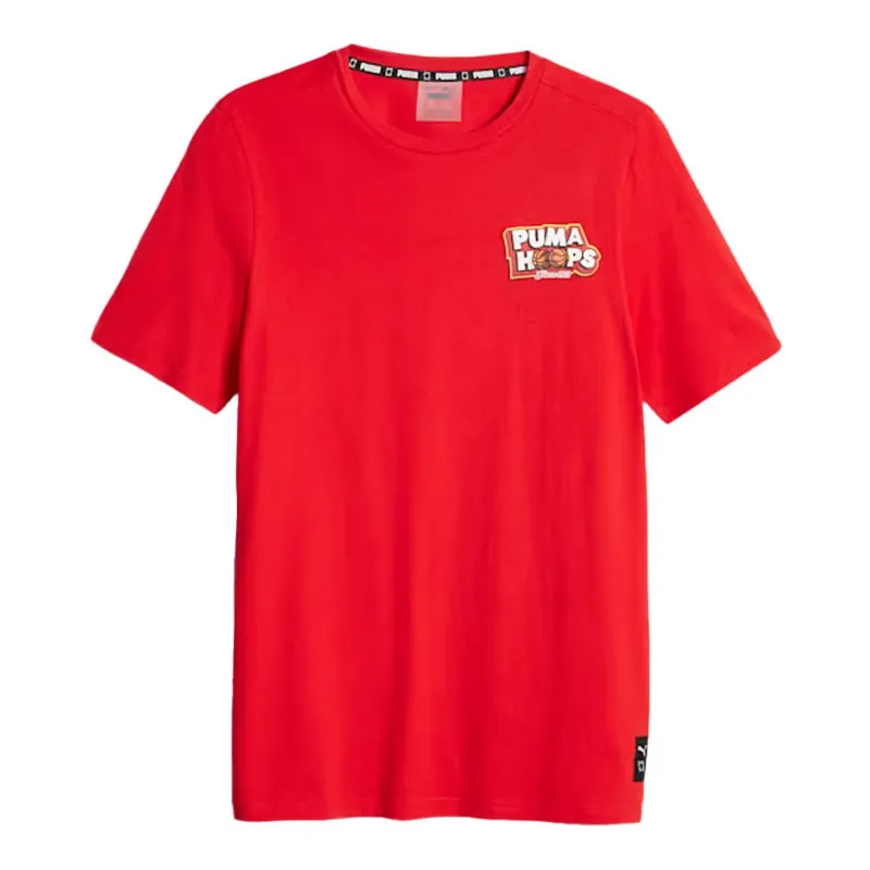 CAMISETA PUMA HOOPS DYLAN ROJA