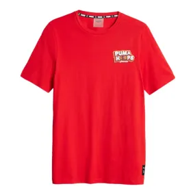 CAMISETA PUMA HOOPS DYLAN ROJA