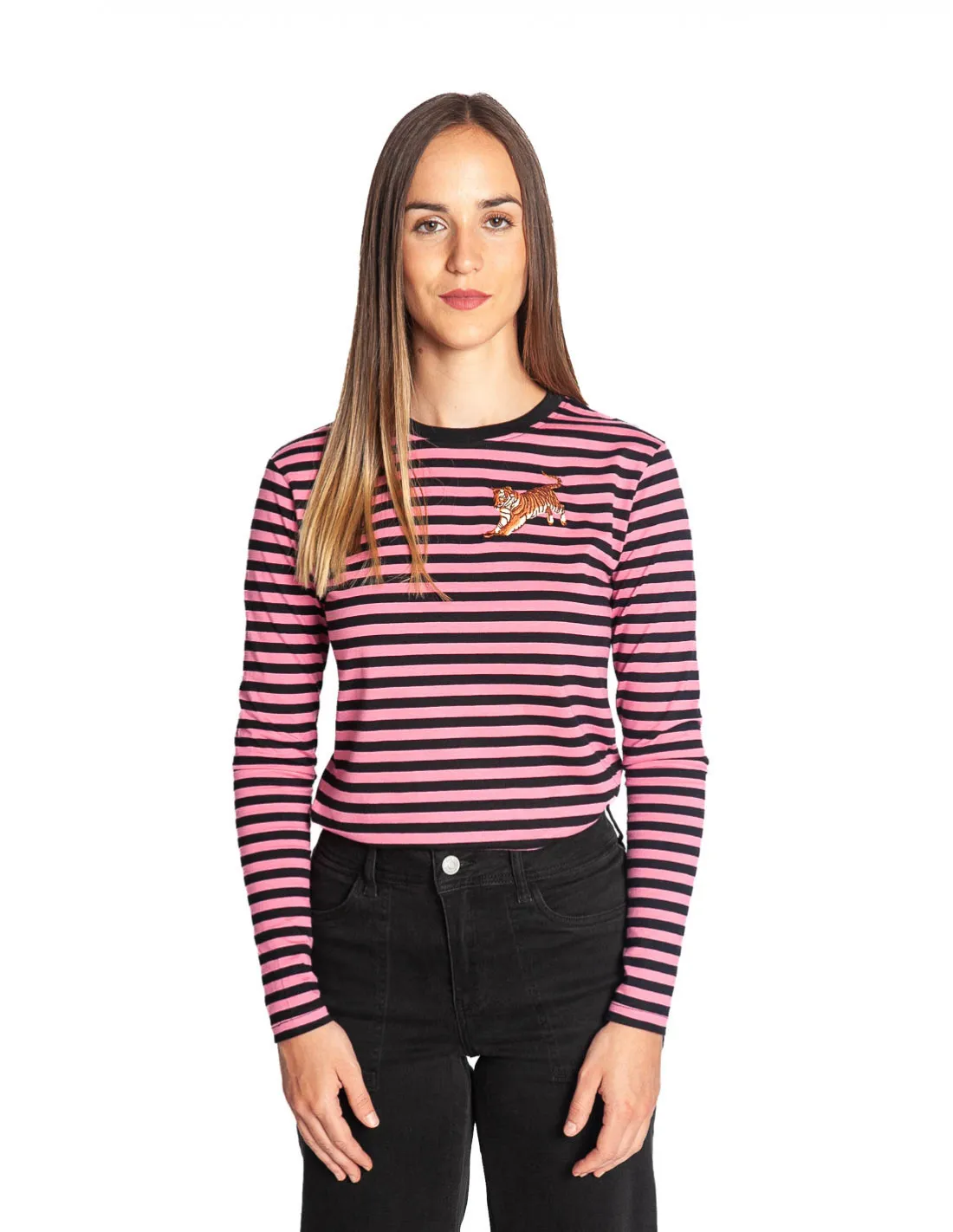 CAMISETA RAYAS ROSAS TIGER BRUNSWICK SUGARHILL BRIGHTON