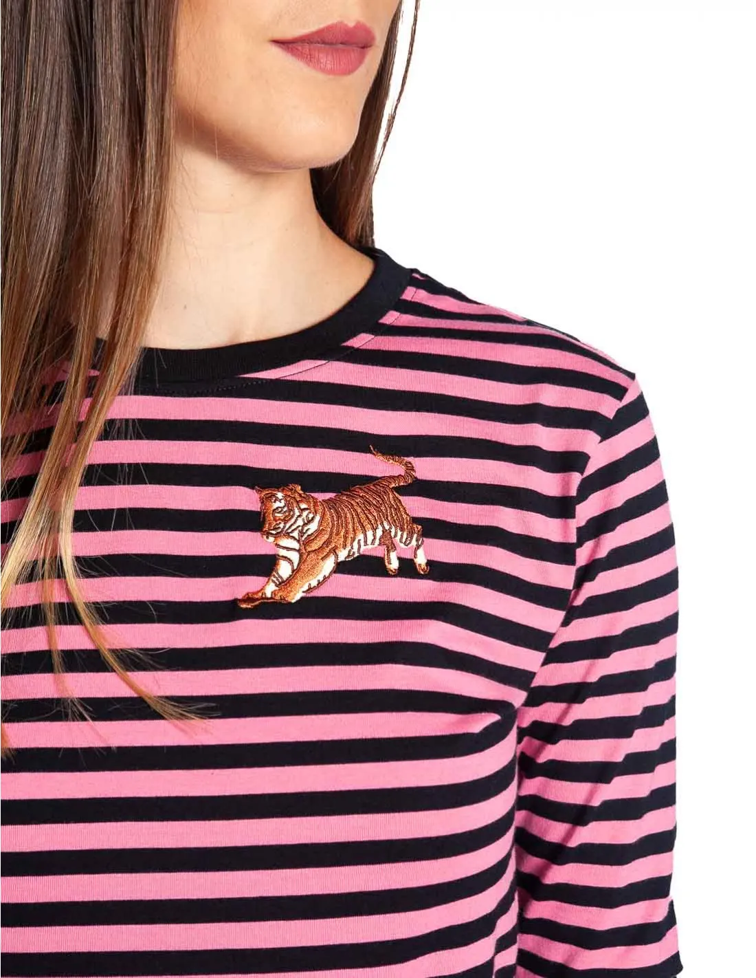 CAMISETA RAYAS ROSAS TIGER BRUNSWICK SUGARHILL BRIGHTON