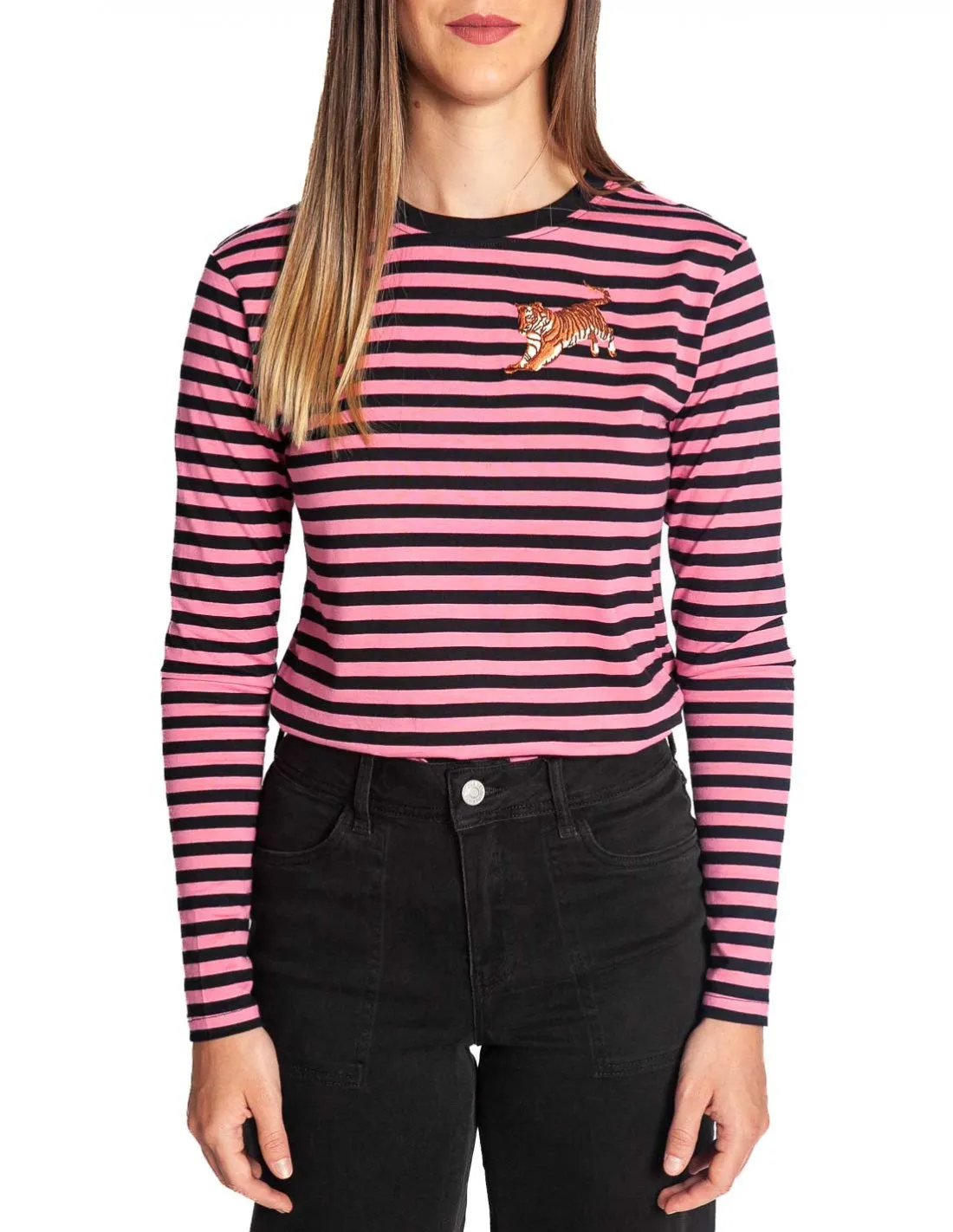 CAMISETA RAYAS ROSAS TIGER BRUNSWICK SUGARHILL BRIGHTON