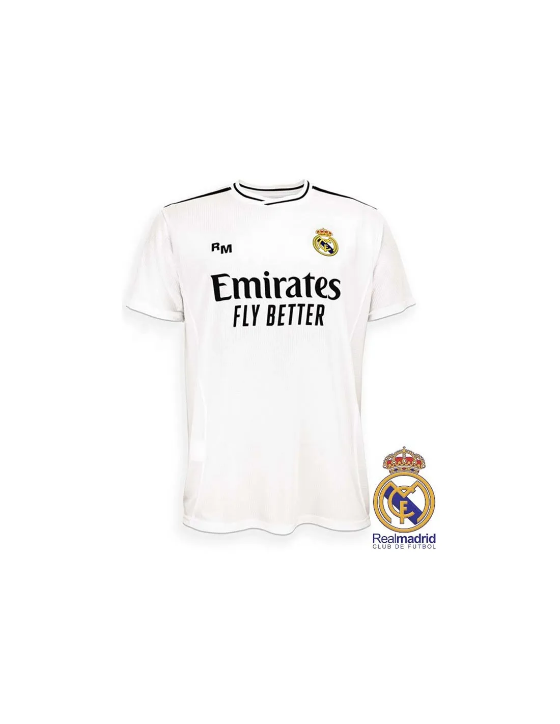 Camiseta Real Madrid 1ª Equip. réplica Oficial 2024-25 adulto