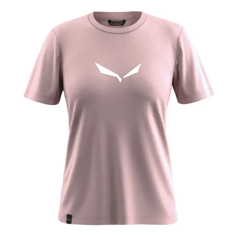 Camiseta Salewa SOLID DRY W T-SHIRT. (céfiro) Mujer