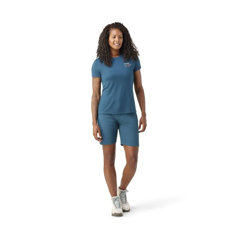 Camiseta Smartwool Denver Skyline (azul crepúsculo) mujer