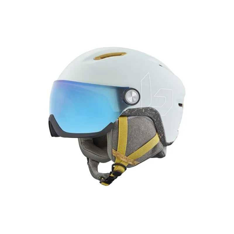 Casco de esquí con visera Bollé ECO V-ATMOS (Ice White Matte) Cat. 1-3