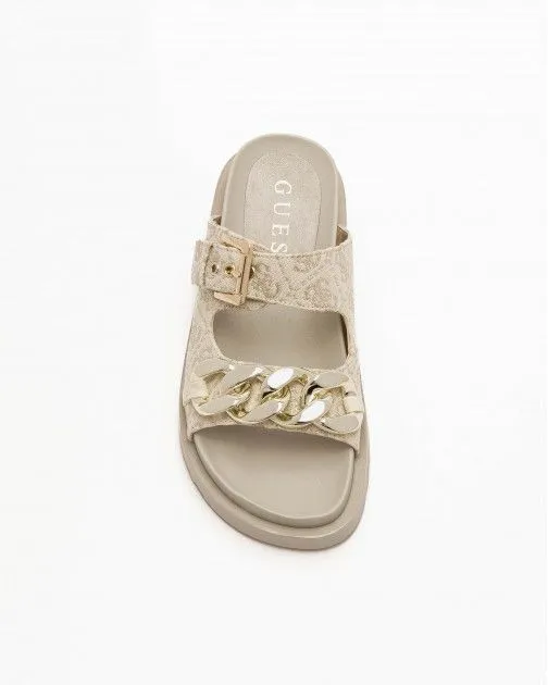 Chanclas Guess FLJFATFAL03 Dorado