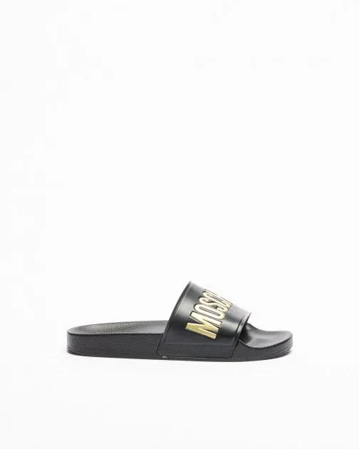 Chanclas pala Moschino MA28022G1C Negro