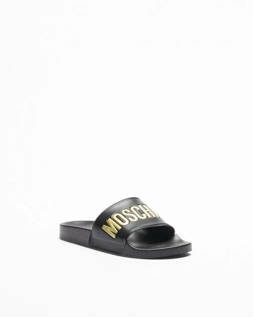 Chanclas pala Moschino MA28022G1C Negro