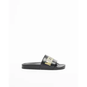 Chanclas pala Moschino MA28022G1C Negro