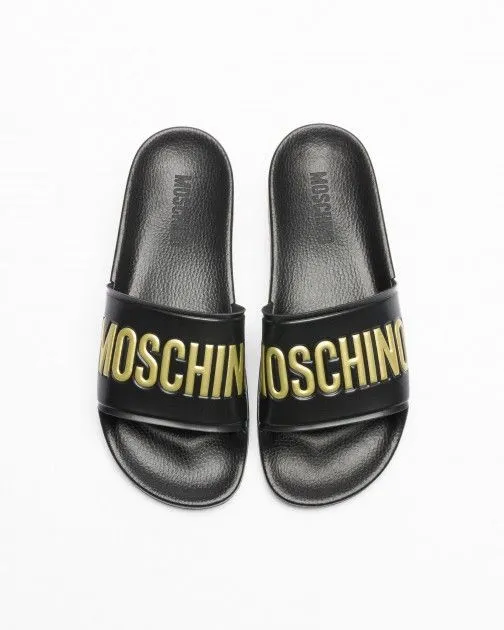 Chanclas pala Moschino MA28022G1C Negro