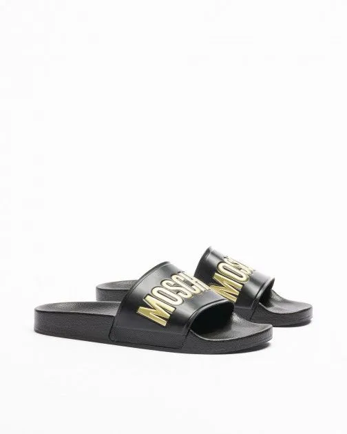 Chanclas pala Moschino MA28022G1C Negro