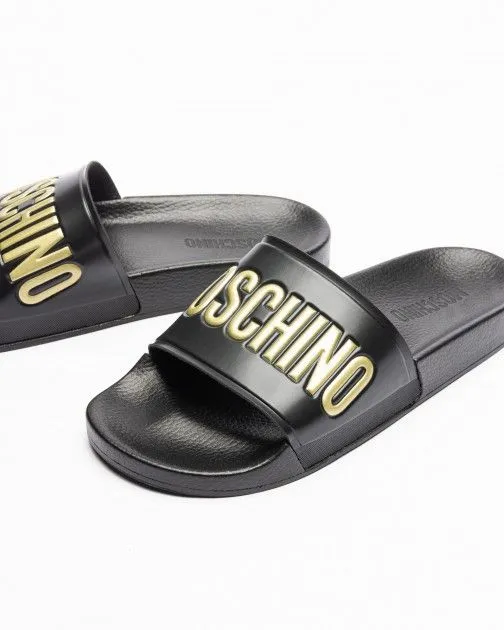 Chanclas pala Moschino MA28022G1C Negro