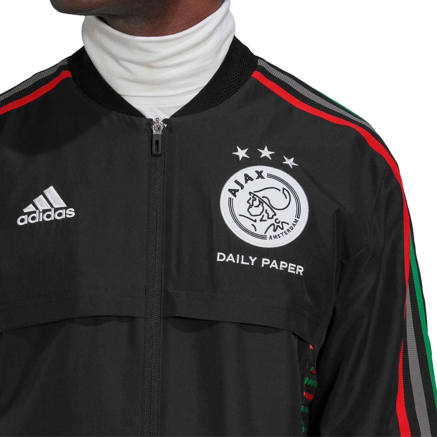 Chaqueta adidas Ajax x Daily Paper himno