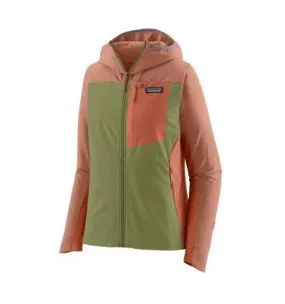 Chaqueta de mujer Patagonia W's R1 CrossStrata Hoody (Buckhorn Green)