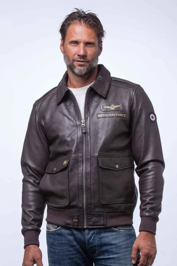 Chaqueta Hombre Royal Air Force Wittle Dark Brown