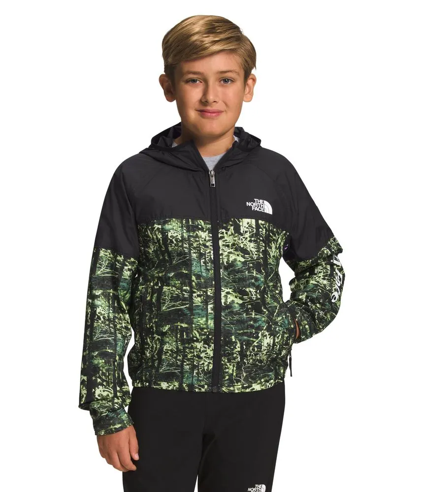 Chaqueta Never Stop Hooded Wind Rompevientos Verde Niño The North Face