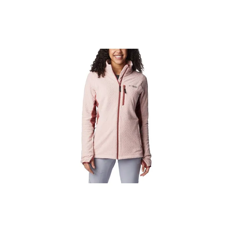 Chaqueta polar Columbia Titan Pass 3.0 (Dusty Pink, Beetroot)