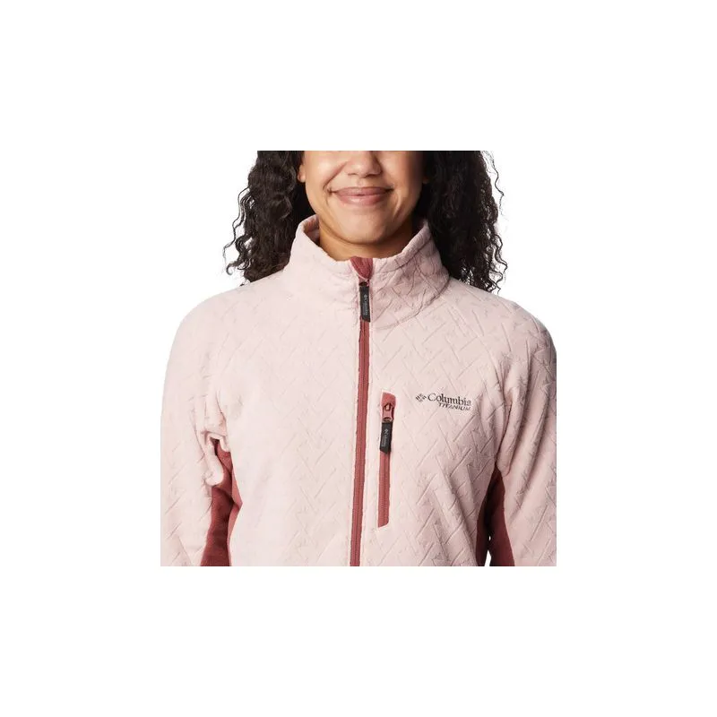 Chaqueta polar Columbia Titan Pass 3.0 (Dusty Pink, Beetroot)