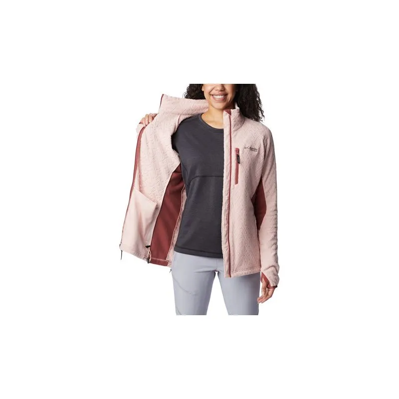 Chaqueta polar Columbia Titan Pass 3.0 (Dusty Pink, Beetroot)