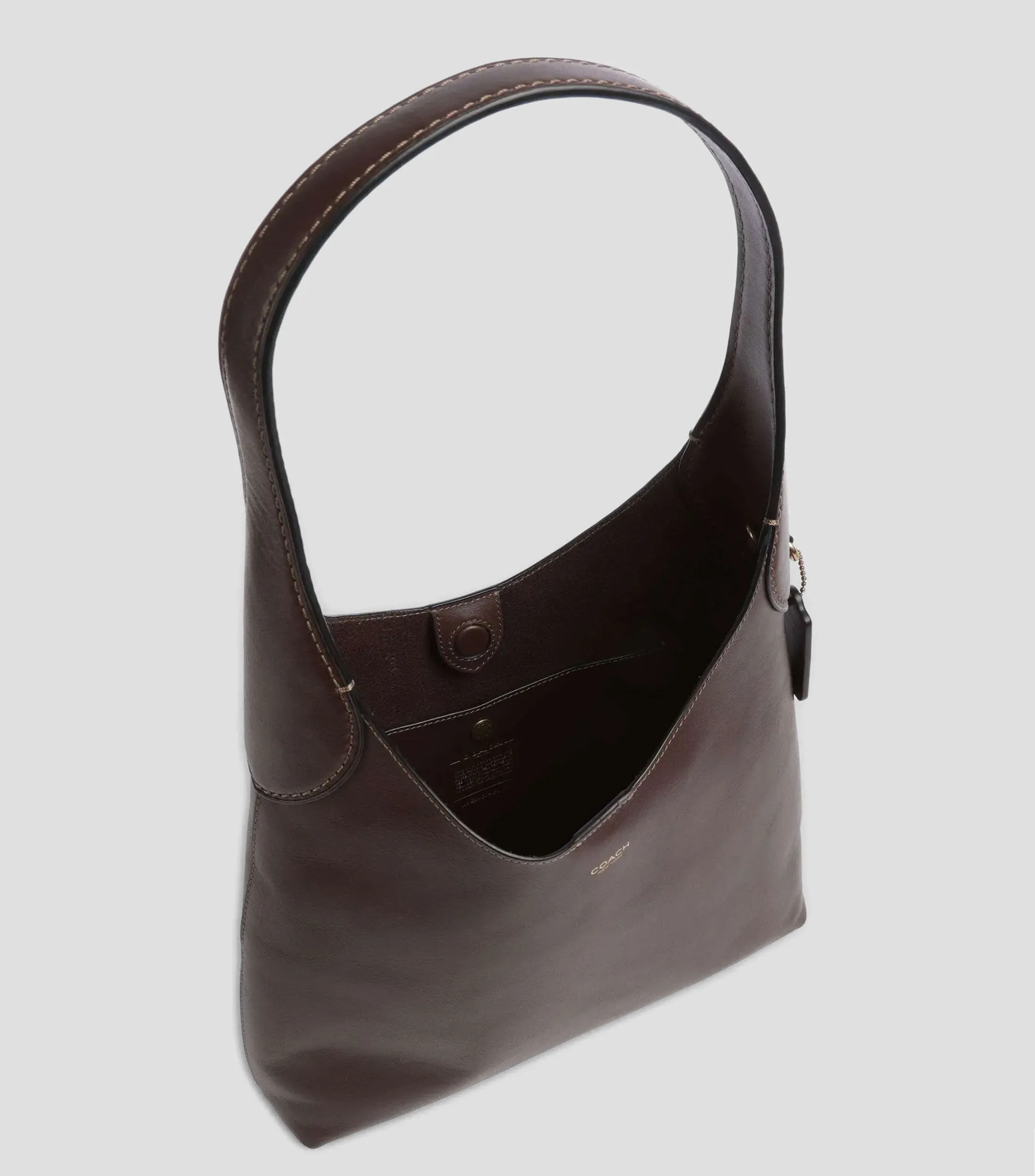 Coach Bolso shoulder café obscuro en piel Brooklyn 28 Mujer