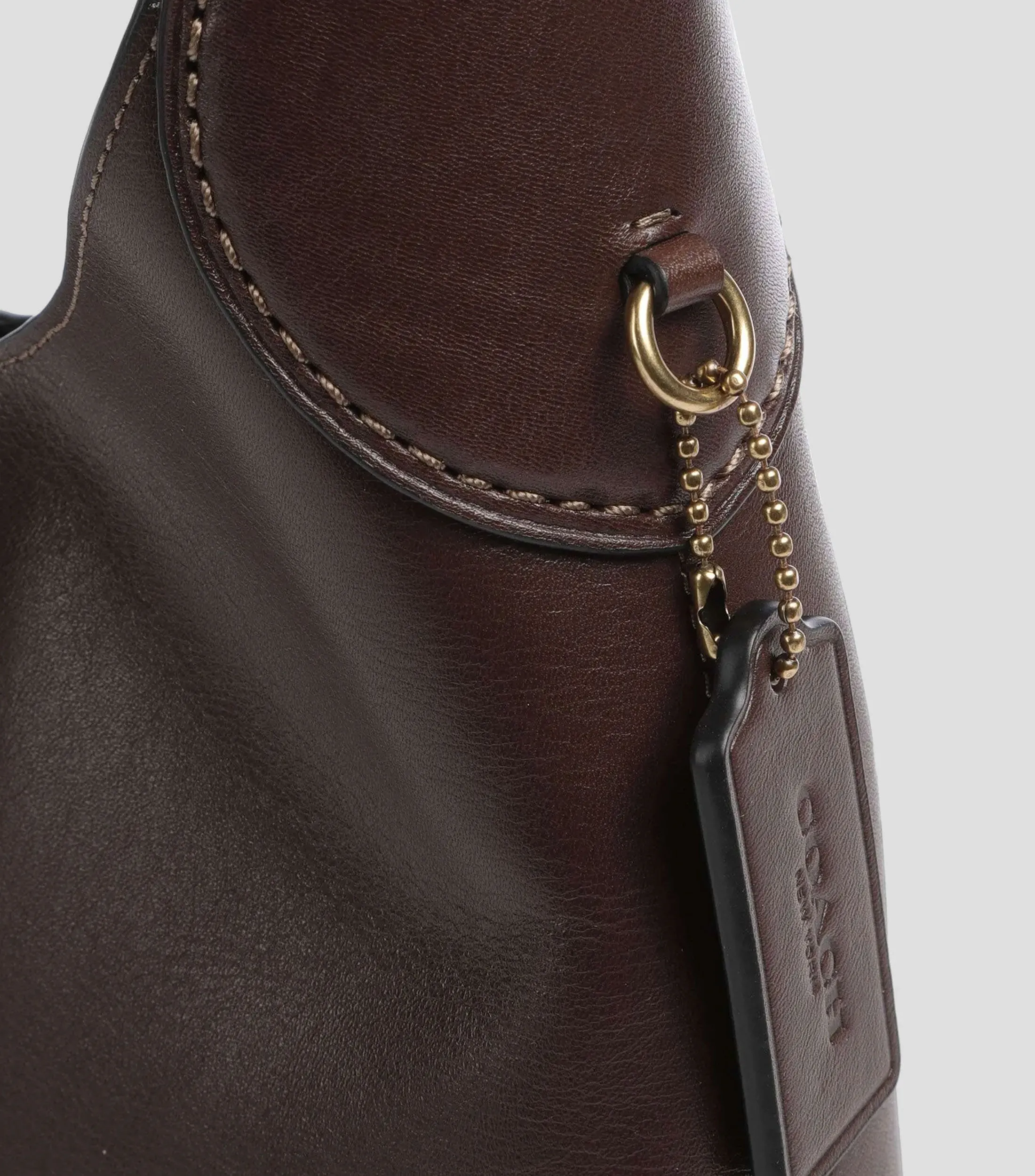 Coach Bolso shoulder café obscuro en piel Brooklyn 28 Mujer