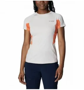 Columbia Camiseta Titan Pass™ Ice SS (melocotón, naranja) mujer