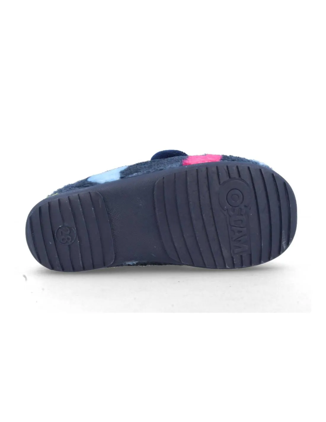 Cosdam - Zapatilla Casa Velcro Kids Nubes Marino