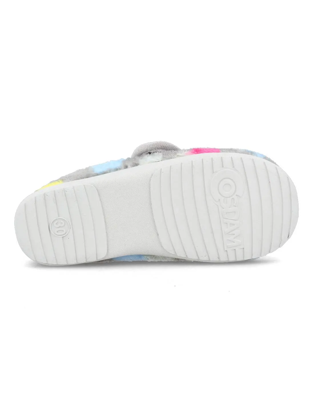 Cosdam - Zapatilla Casa Velcro Kids Nubes Niebla